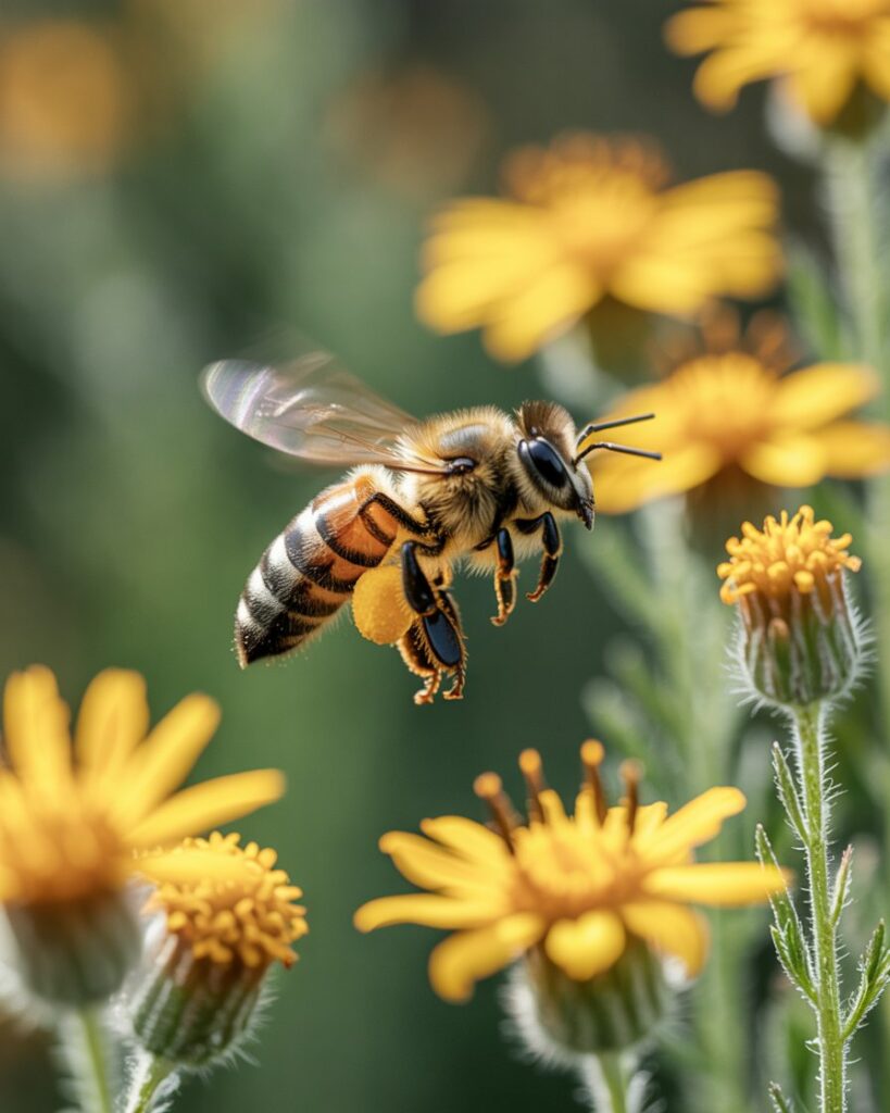Bee infestation around home entrance – pest control needed